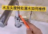 水龙头漏水怎么修理简单教程,水龙头漏水怎么修理简单教程视频