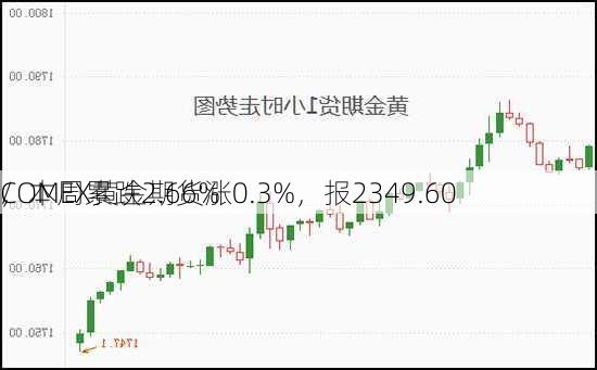 COMEX黄金期货涨0.3%，报2349.60
/
，本周累跌2.66%
